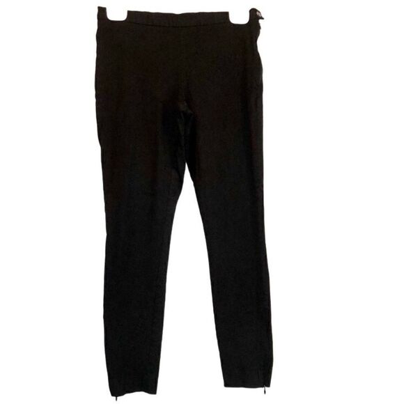 Banana Republic Sloan Side Zipper Slim Fit Ankle Pants in Dark Black Women’s 6 - Picture 2 of 10